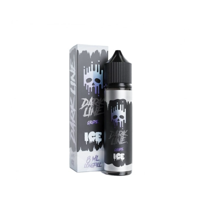 Longfill Dark Line ICE 8/60ml - Grape | DoctorVape