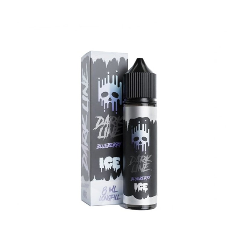Longfill Dark Line ICE 8/60ml - Blueberry