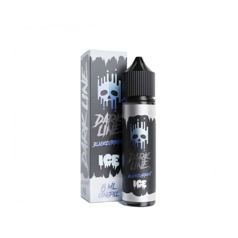 Longfill Dark Line ICE 8/60ml - Blackcurrant
