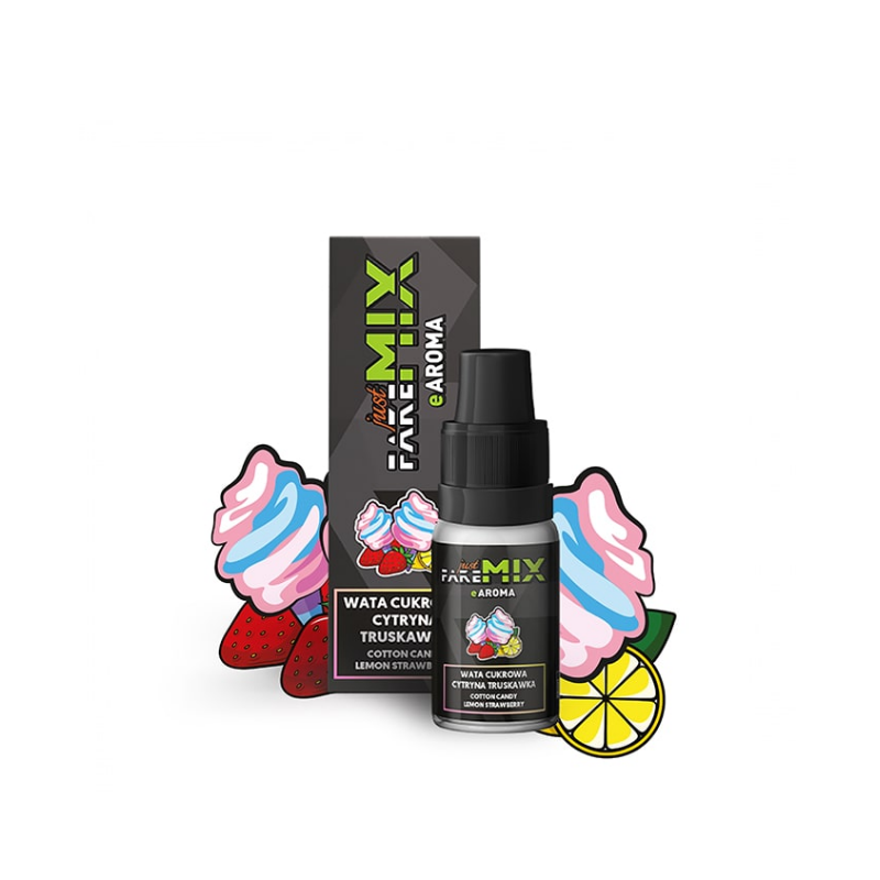 Aromat Just Fake MIX! - Wata Cukrowa Cytryna Truskawka | Doctorvape