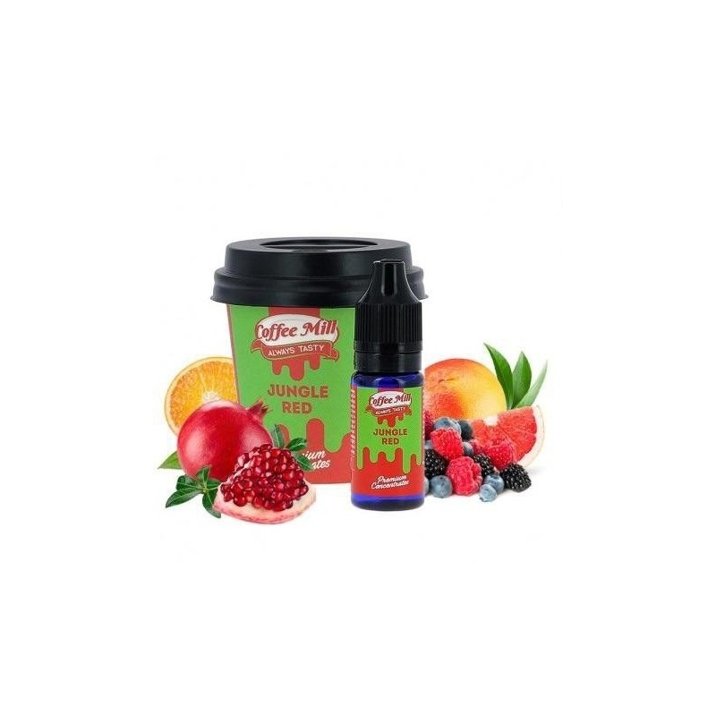 Młynek do Kawy 10ml - Czerwień Dżungli | Doctorvape