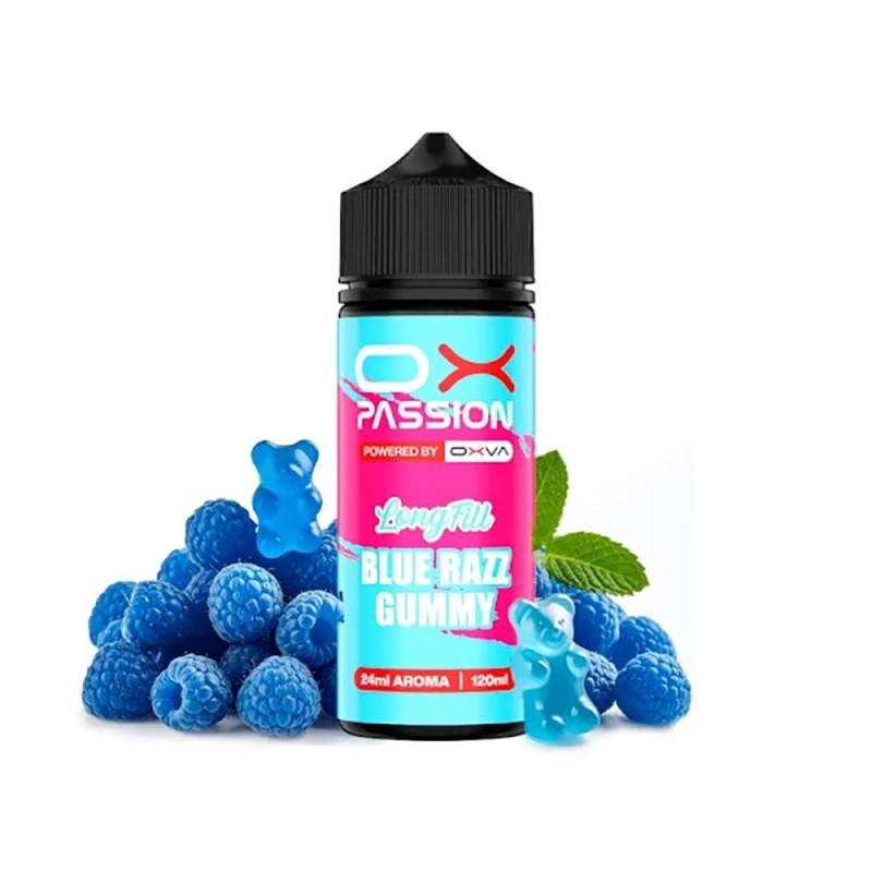 Longfill OXVA OX Passion 24/120ml - Blue Razz Gummy | DoctorVape