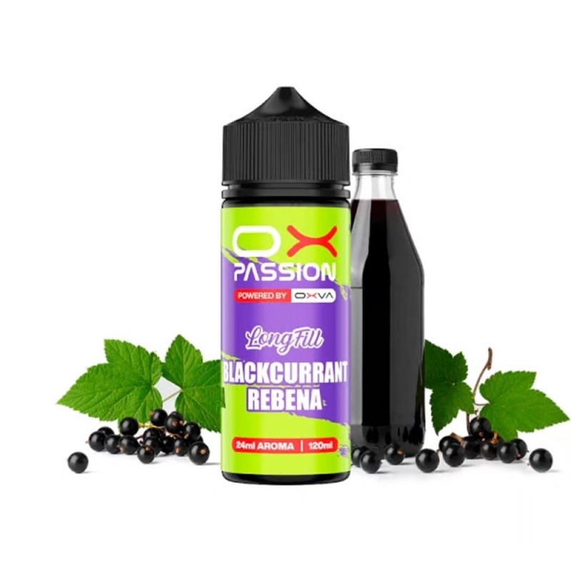 OXVA OX Passion Blackcurrant Rebena Long-Fill E-Liquid 24/120ml | DoctorVape