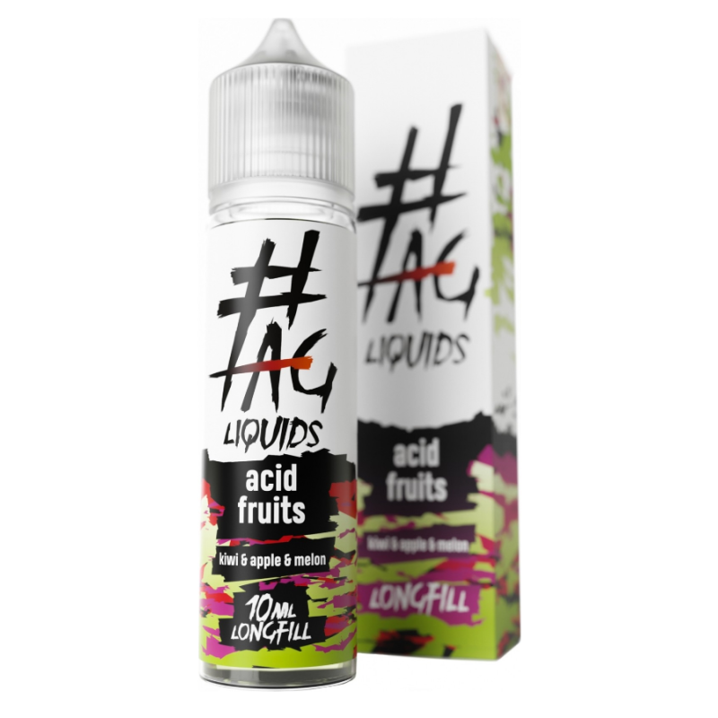 Longfill Hashtag TAG 10/60ml - Acid Fruits | DoctorVape