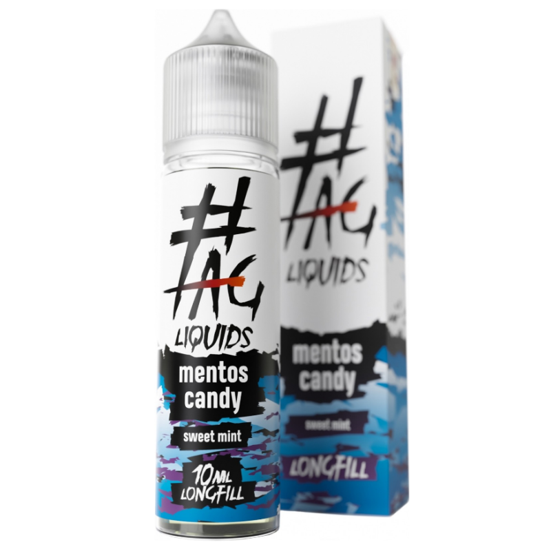 Longfill Hashtag TAG 10/60ml - Mentos Candy | DoctorVape