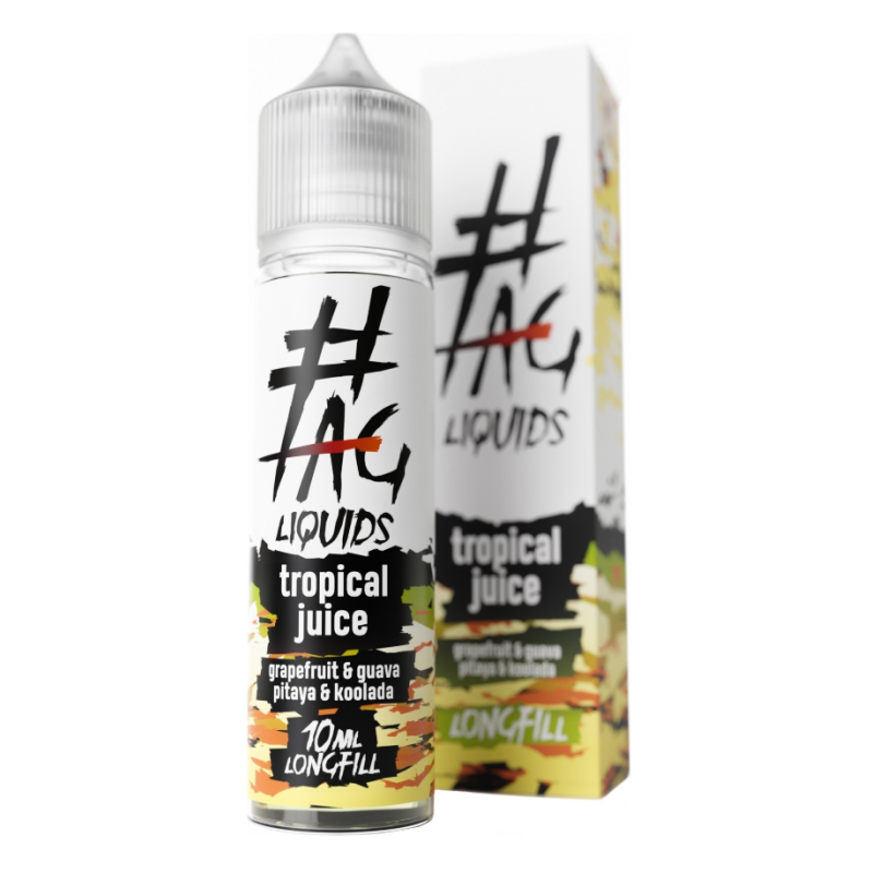 Longfill Hashtag TAG 10/60ml - Tropical Juice | DoctorVape