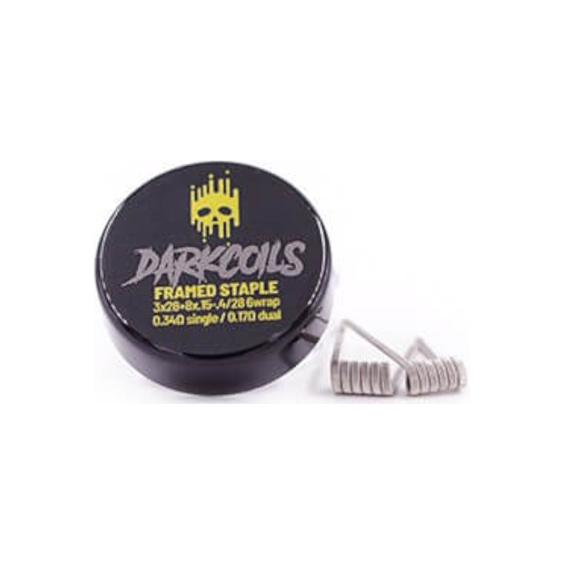 Résistance DARK COILS - FRAMED STAPLE 0,17 (2PCS.) | Doctorvape