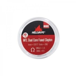 Hellvape - Coils Fused Claptons MTL Ni80 à double noyau pré-montés 0,5 Ω | Doctorvape