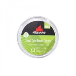 Hellvape - Ni80 Quad Core Fused Claptons Cewki prefabrykowane 0,14 Ω | Doctorvape