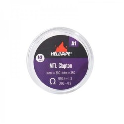 Hellvape - Coils Clapton MTL A1 préconstruits 1,8 ohm | Doctorvape