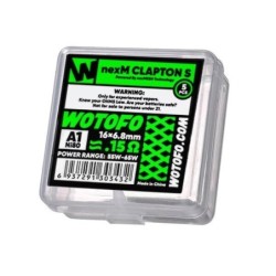 Wotofo - NexMesh Clapton S - A1 NI80 0,15 ohm (5 szt.) | Doctorvape
