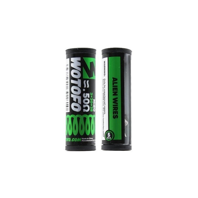 Wotofo - Ni80 Alien Wires 3*30+38 / 0.50 (5pcs) | Doctorvape
