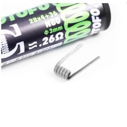 Wotofo - N80 Prebuilt Coil - quad core fuzed clapton 28x4+36 0,26 ohm | Doctorvape
