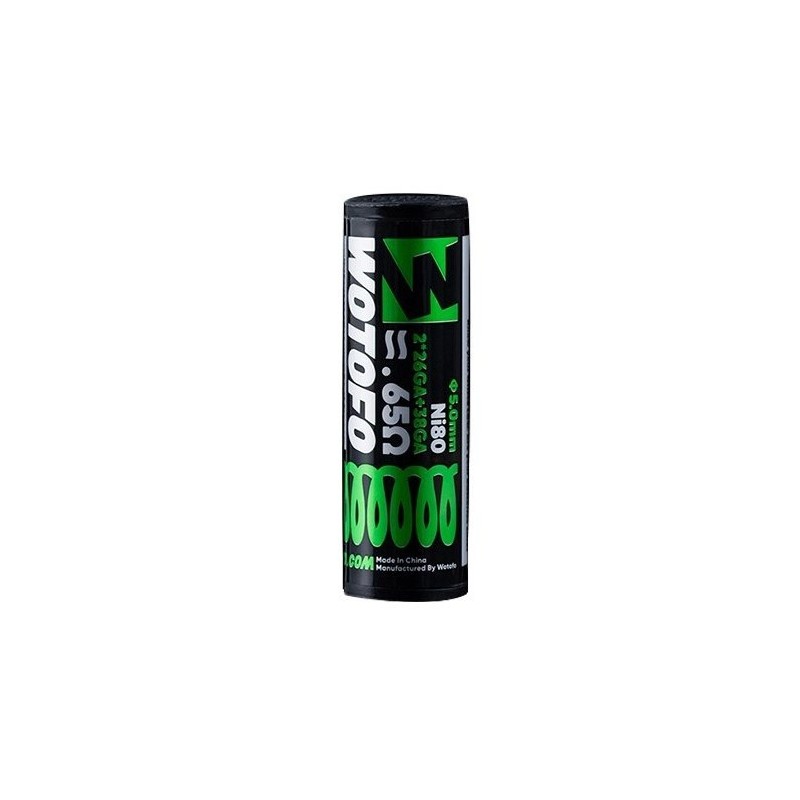 Wotofo - Coil Clapton 5mm pour SRPNT RDA Ni80 26Gx2 5mm 0,65 (5pcs) | Doctorvape