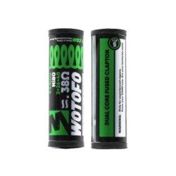 Wotofo - N80 Dual Core Fused Clapton Prebuilt Coil - 2*26+40 0.38ohm (5pcs) | Doctorvape