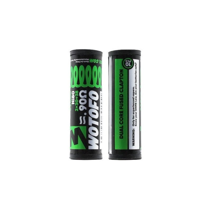 Wotofo Ni80 Dual Core Fused Clapton 2*30+38 0.9 (10pcs) | Doctorvape