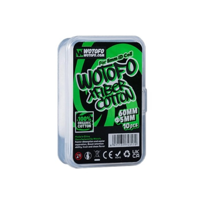 Wotofo - Xfiber Cotton for Profile 5mm (10pcs) | Doctorvape
