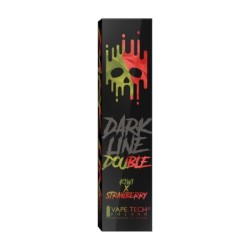Longfill DARK LINE Double 8/60ml - Kiwi Strawberry