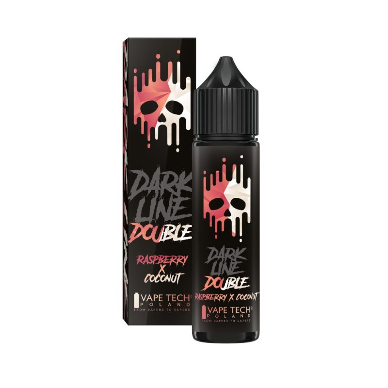 Longfill DARK LINE Double 8/60ml - Raspberry & Coconut