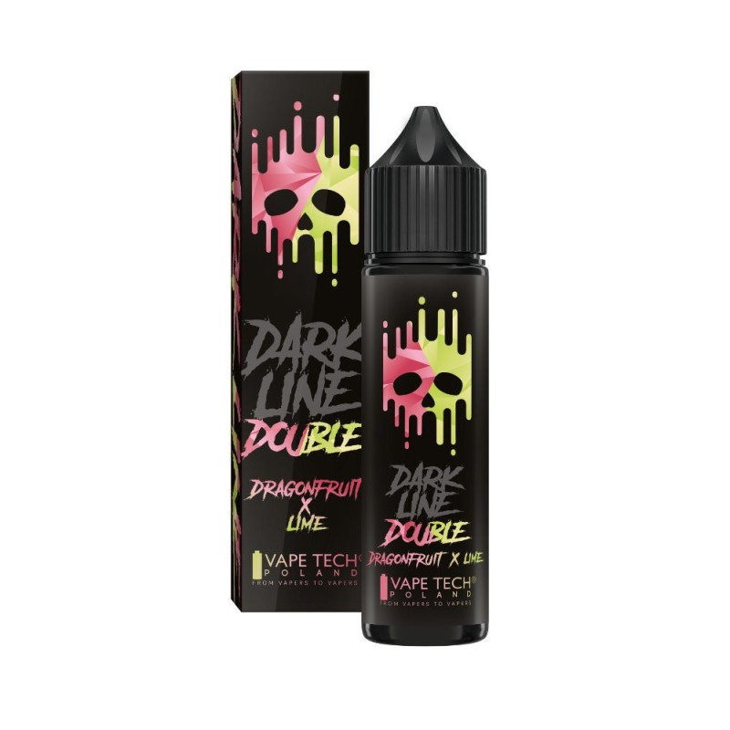 Longfill DARK LINE Double 8/60ml - Dragonfruit Lime
