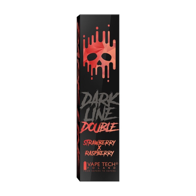 Longfill DARK LINE Double 8/60ml - Fraise & Framboise | DoctorVape