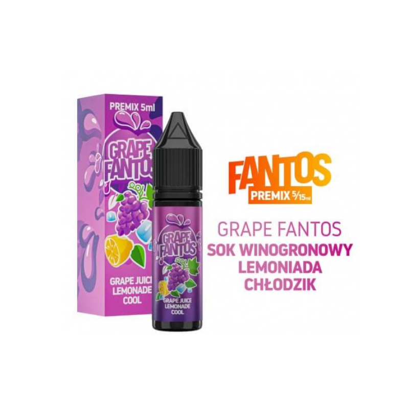 Fantos 5/15ml Premix - Grape Fantos | Doctorvape