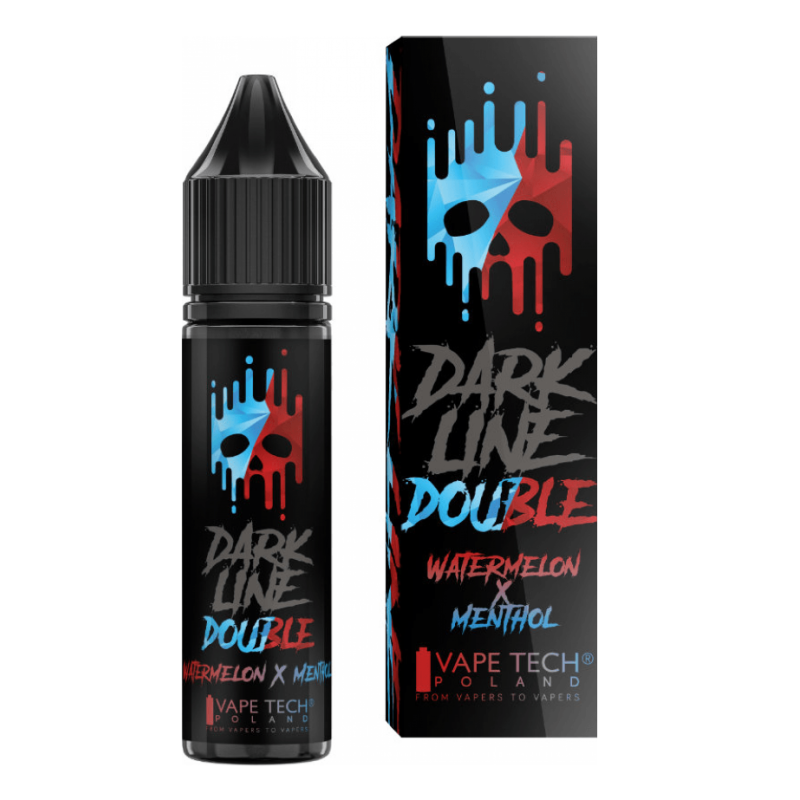 Premix Double Dark Line 5/15ml - Pastèque & Menthe | DoctorVape