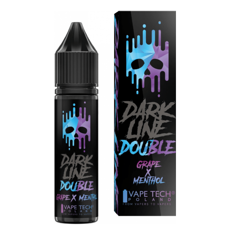 Double Dark Line Premix 5/15ml - Grape & Menthol | DoctorVape