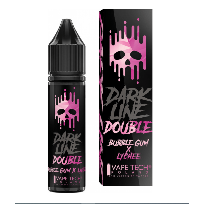 Double Dark Line Premix 5/15ml - Bubble Gum & Lychee | DoctorVape
