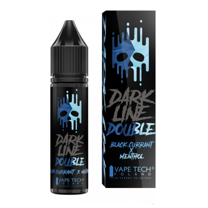 Double Dark Line Premix 5/15ml - Blackcurrant & Menthol | DoctorVape