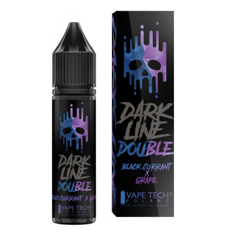 Double Dark Line Premix 5/15ml - Blackcurrant & Grape | DoctorVape