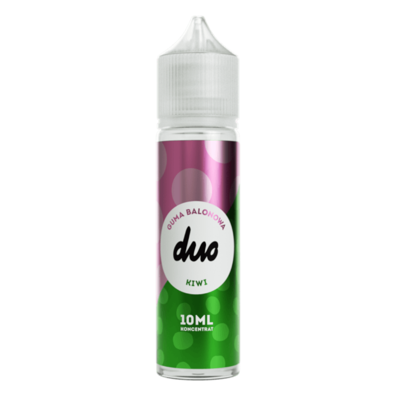 Longfill DUO koncentrat 10/60ml - Guma Balonowa Kiwi