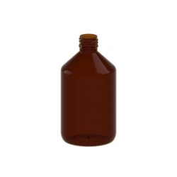 Bouteille PET ambre avec bouchon 500ml | DoctorVape