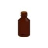 Amber PET Bottle with Cork, 100ml | DoctorVape