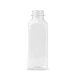 PET Square Bottle with Cap 100ml (White) | DoctorVape