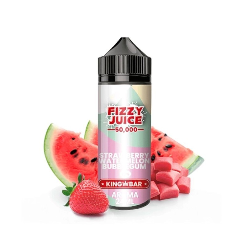 Longfill Fizzy Juice King Bar 24/120ml - Fraise Pastèque Bubble-gum | DoctorVape