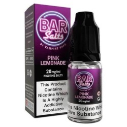 Liquid Vampire Vape Bar Salt 10ml 20mg Pink Lemonade