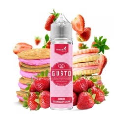 Longfill Omerta Gusto - Cookies Strawberry Cream 10/60ml | DoctorVape