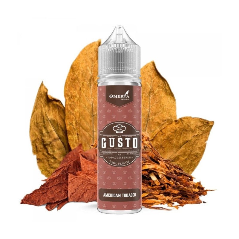Longfill Omerta Gusto - American Tobacco 10/60ml | DoctorVape
