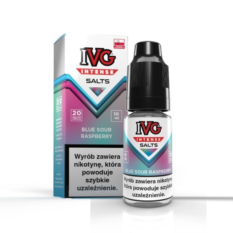 Liquid IVG Intense Salt 10ml 20mg Framboise Bleue Acidulée | DoctorVape