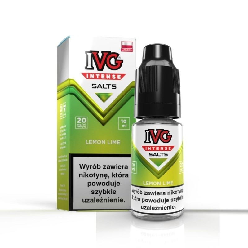 Liquid IVG Intense Salt 10ml 20mg Citron Vert | DoctorVape