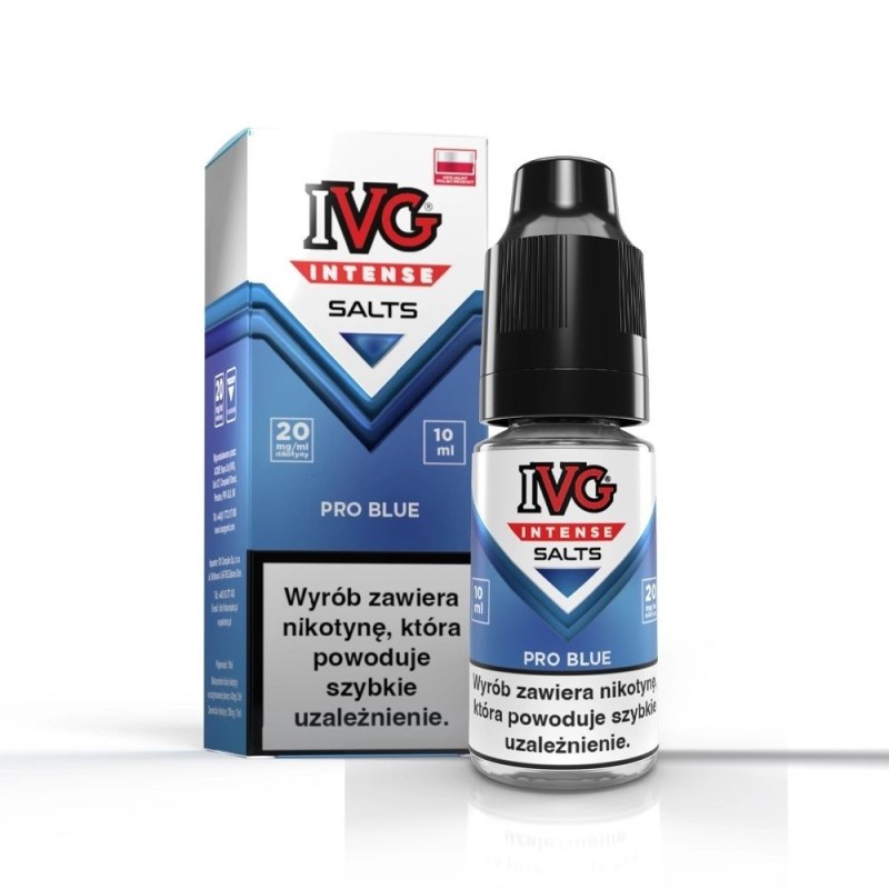 Liquid IVG Intense Salt 10ml 20mg Pro Blue