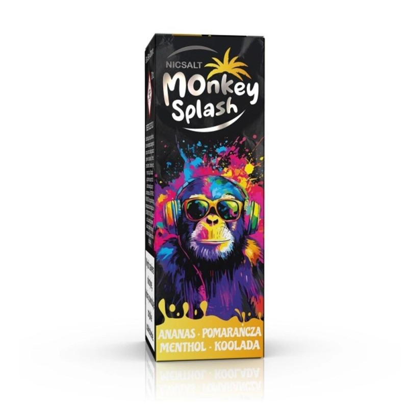 Liquid Monkey Splash Salt 10ml 20mg Ananas Pomarańcza Menthol Koolada
