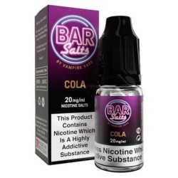 Liquid Vampire Vape Bar Salt 10ml 20mg Cola