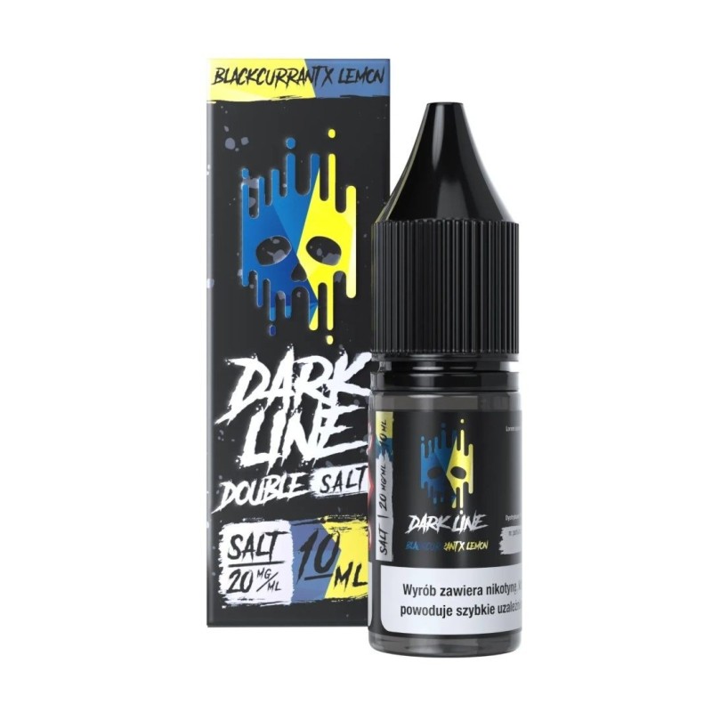Liquid DARK LINE DOUBLE SALT 10ml 20mg Blackcurrant Lemon