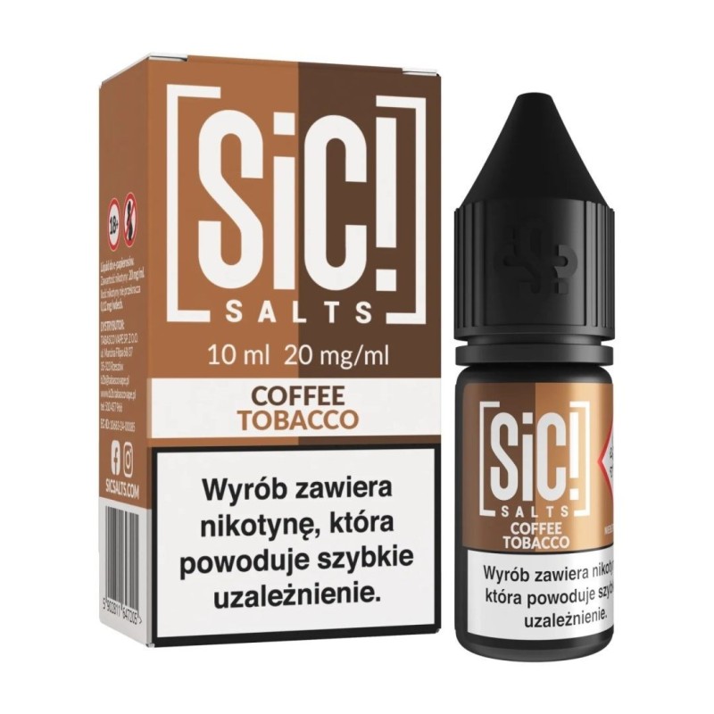 Liquid Sic Salts 10ml 20mg Café Tabac | DoctorVape