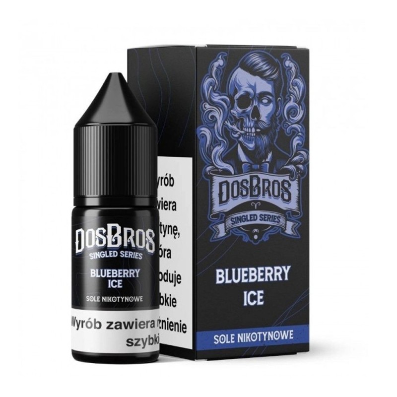 Liquid DosBros Salt 10ml 20mg Blueberry Ice | DoctorVape