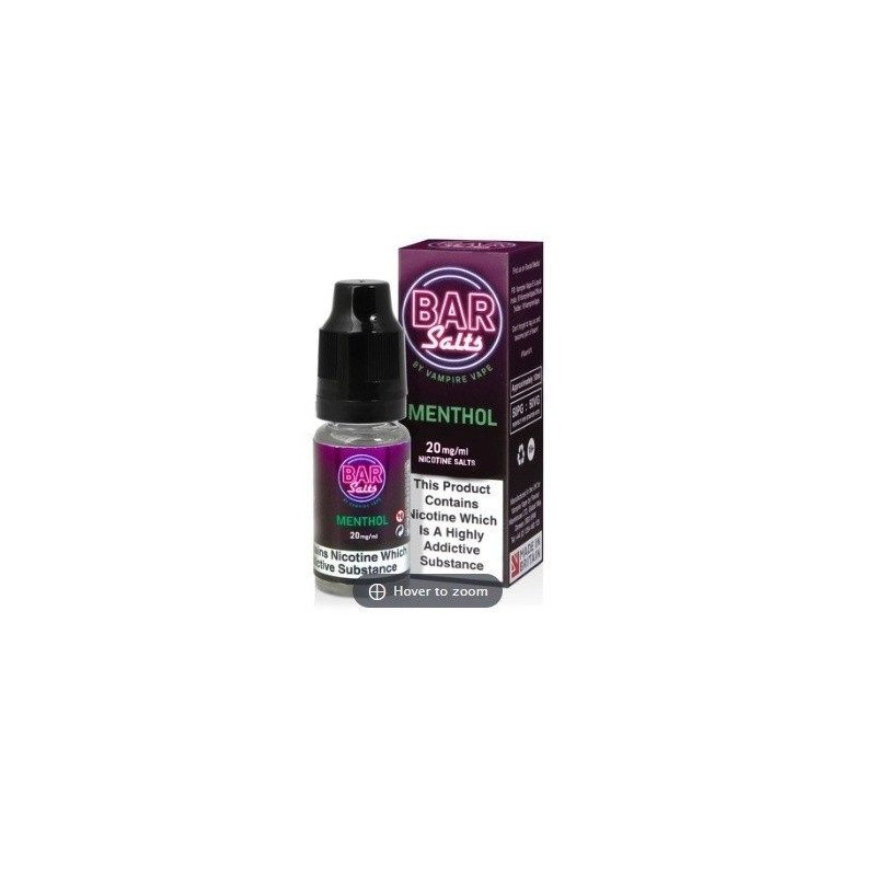 Liquid Vampire Vape Bar Salt 10ml 20mg Menthol