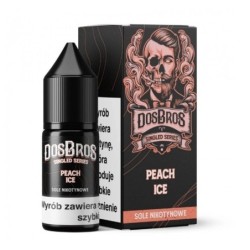 Liquid DosBros Salt 10ml 20mg Peach Ice | DoctorVape
