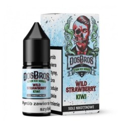 Liquid DosBros Salt 10ml 20mg Wild Strawberry Kiwi | DoctorVape
